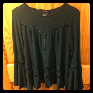 Green bell long sleeved shirt